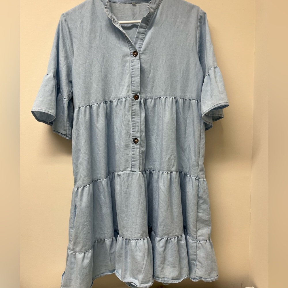 Lightweight denim dress